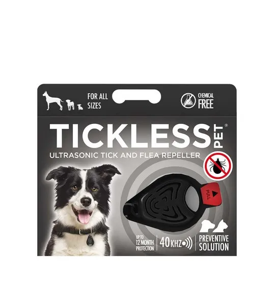 1ea Tickless Pet Tick & Flea Repeller Black - Health/First Aid